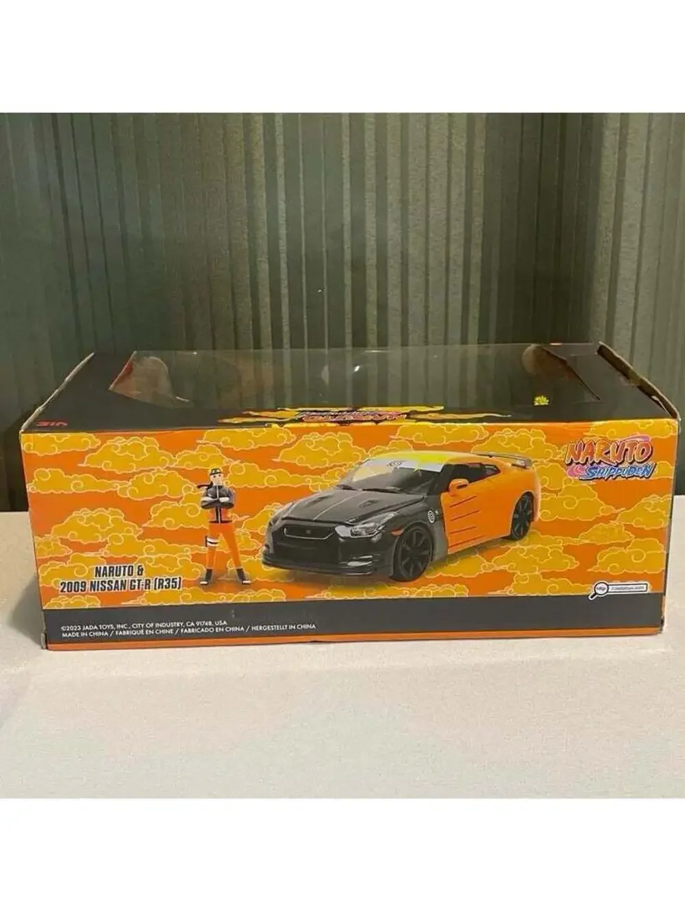 New - Jada Naruto 1:24 2009 Nissan GT-R(R35) Die-Cast Car & 2.75